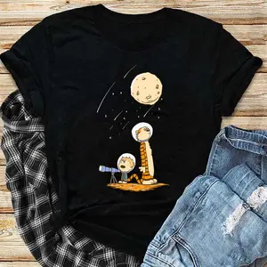Calvin And Hobbes Astronaut T-Shirt