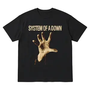 Vintage Rock Band Hand Graphic Tee |   Unisex Oversized Alternative Metal Cotton T-Shirt