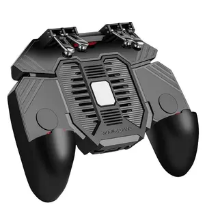 Mobile Game Controller for iPhone & Android, Pubg Mobile Controller with Cooling Fan, Phone Triggers for Gaming, Gaming Grip Joystick Gamepad Shoot Aim Keys for 4.7-6.5" Phone