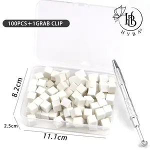 Mini Ombré Sponges with Grabber Box Set - White