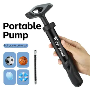 Multifunctional Universal Portable Air Pump for Bicycles, Basketball, Football, Volleyball, Balloons, Swimming Rings, Includes Ball Needle