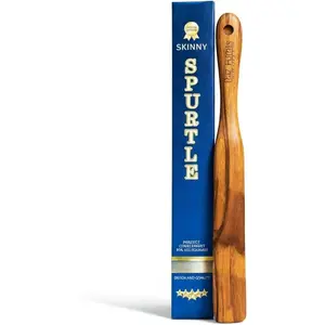 Skinny Spurtle for Sourdough Starter, Spreading, Cooking, Mixing, Reaching Bottom of Jar by