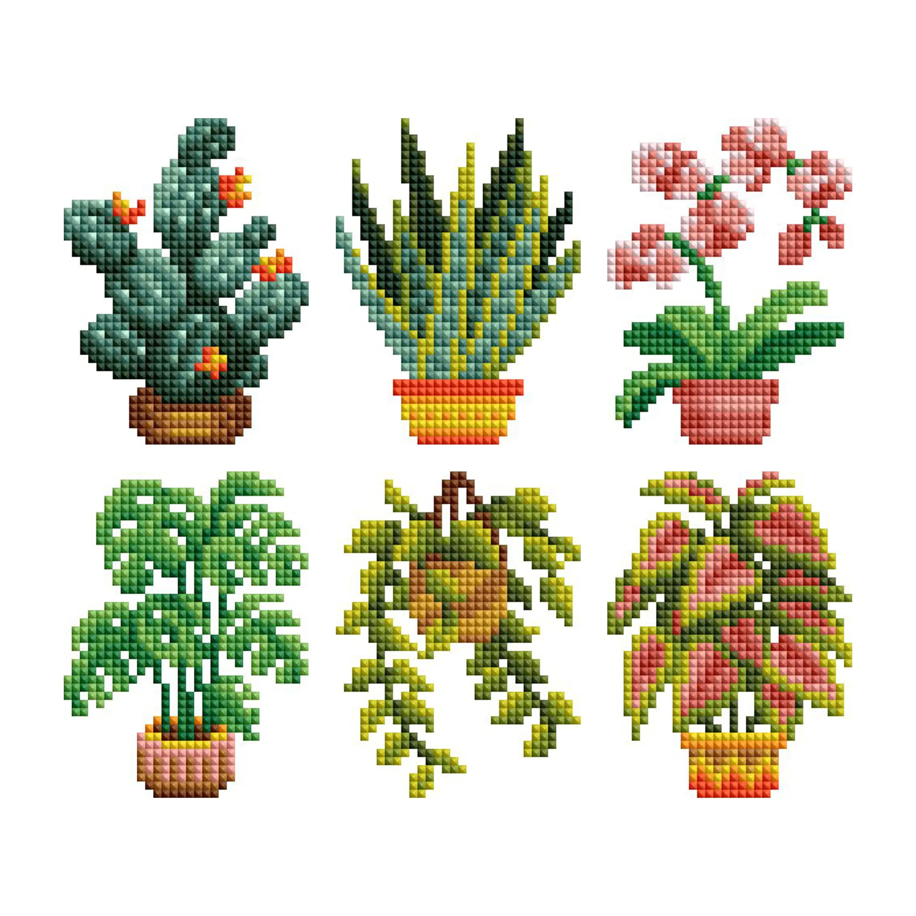 Diamond Art Club® Mini Dazzles™ - House Plants Diamond Painting Kit