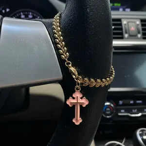 Steering Wheel Bead Hanging Ornament Accessories, Car Beaded Decoration, Car Interior Decoration, Car Trinkets, Unique Trendy Gift, Automotive Accessory Hang Decor