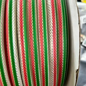 Paisaflex 3/8”x100’ with Fitting in Mexican Flag Colors as Shown - Product Image Displayed Only