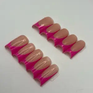 Blossom Pink French Tips press ons