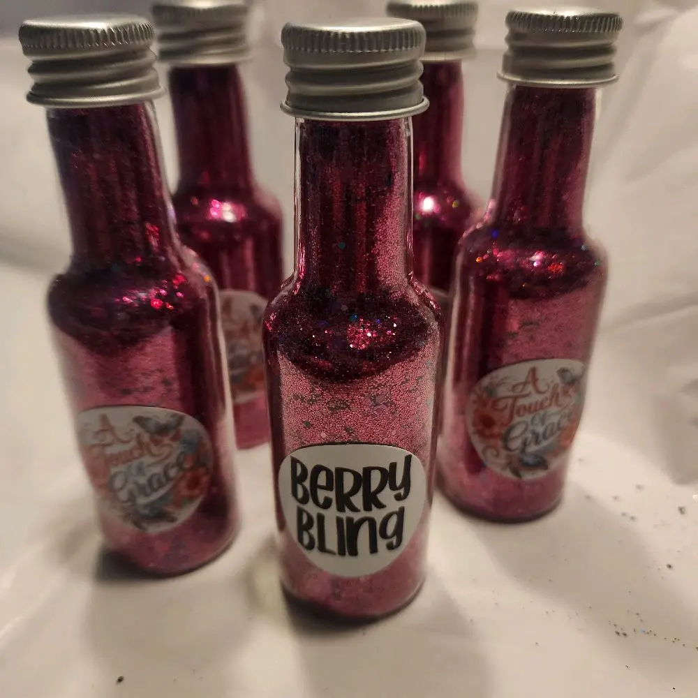 2oz Colorful Glitter Craft Supply - Berry Bliss Perfect Blend of Purple, Fuchsia, Pink Glitter for Dynamic, Vibrant Looks (DIY Crafting, Scrapbooking Use)