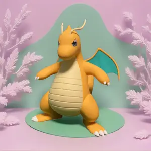 12Cm Figures Dragonite Anime Action Figure Pvc Statue Model Doll Kid Toy Kawaii MJD