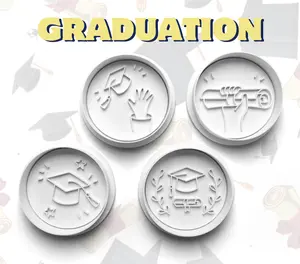 GRADUATION CUTTER AND STAMP 2''