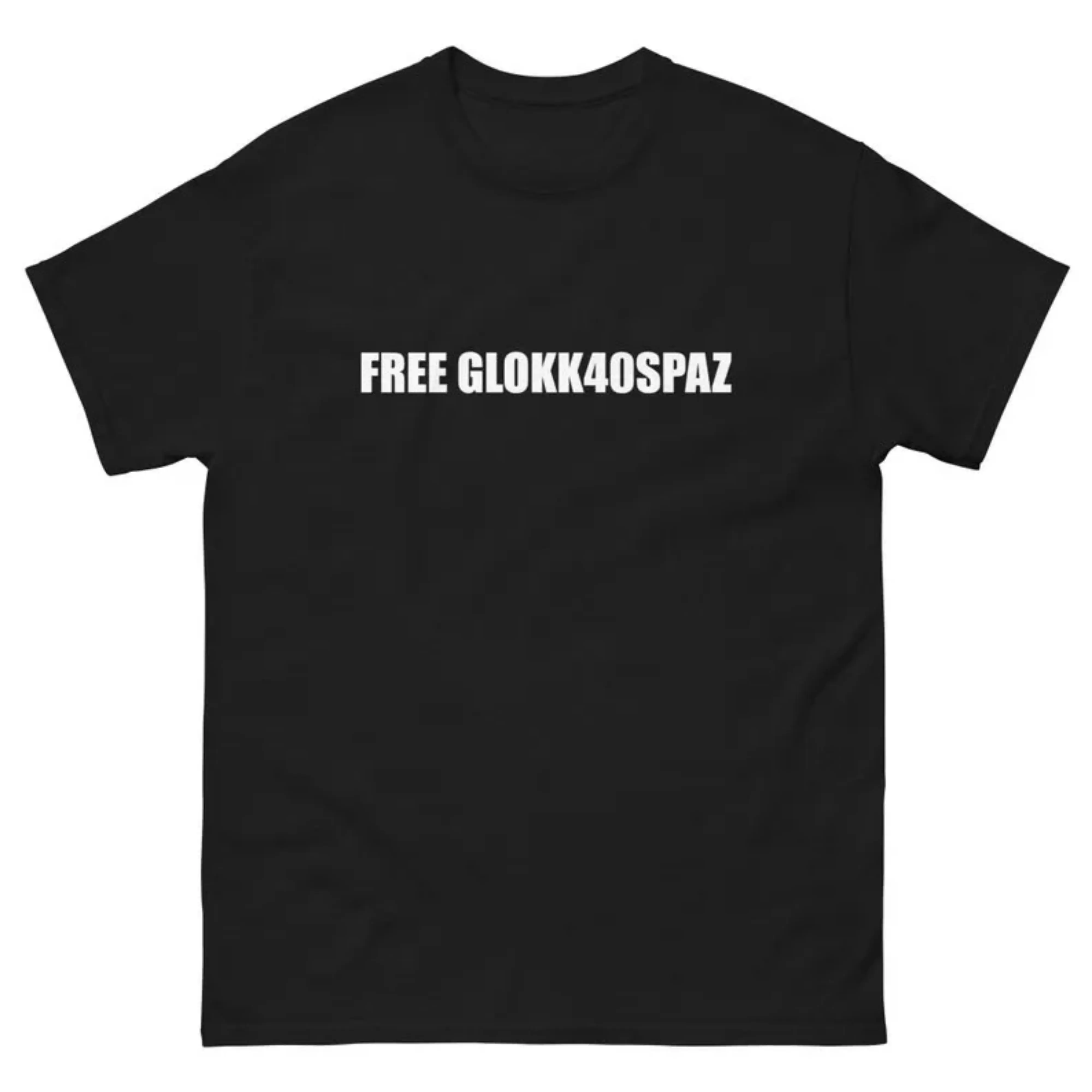 Free Glokk40spaz - Vintage Graphic Tee - Menswear Top Underwear Streetwear Tshirt Tropical Cotton Casual Crewneck Polyester Shortsleeve Operator 0705D 818
