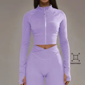 Sport Cropped Zip Through BBL Jacket Only Padel Winter Activewear Sport Gym Workout