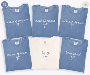Comfort Colors Bridal Party Shirt, Bridesmaid Proposal Gift, Maid Of Honor Tee, Matching Wedding Shirt, Wedding Party Bachelorette Shirt Unisex