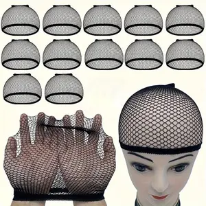 High-Quality Elastic Hair Net, Breathable Mesh Wig Cap Set, Non-Slip Nylon Wig Hat, Stretchy Durable Wig Accessories