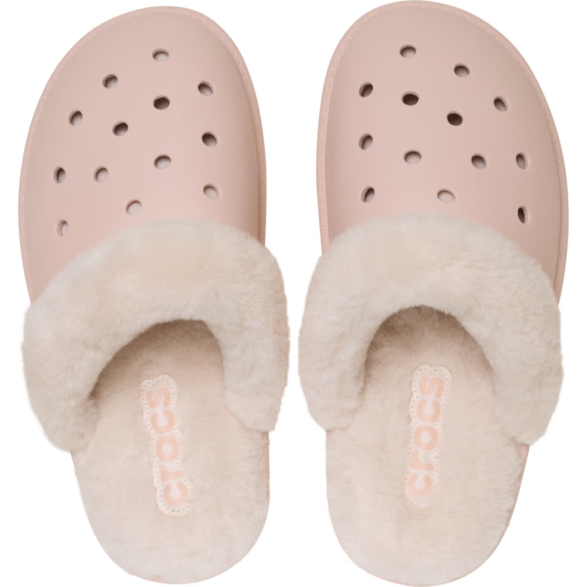 Crocs Adult Classic Fuzz Scuff Slippers, Fuzzy Slippers