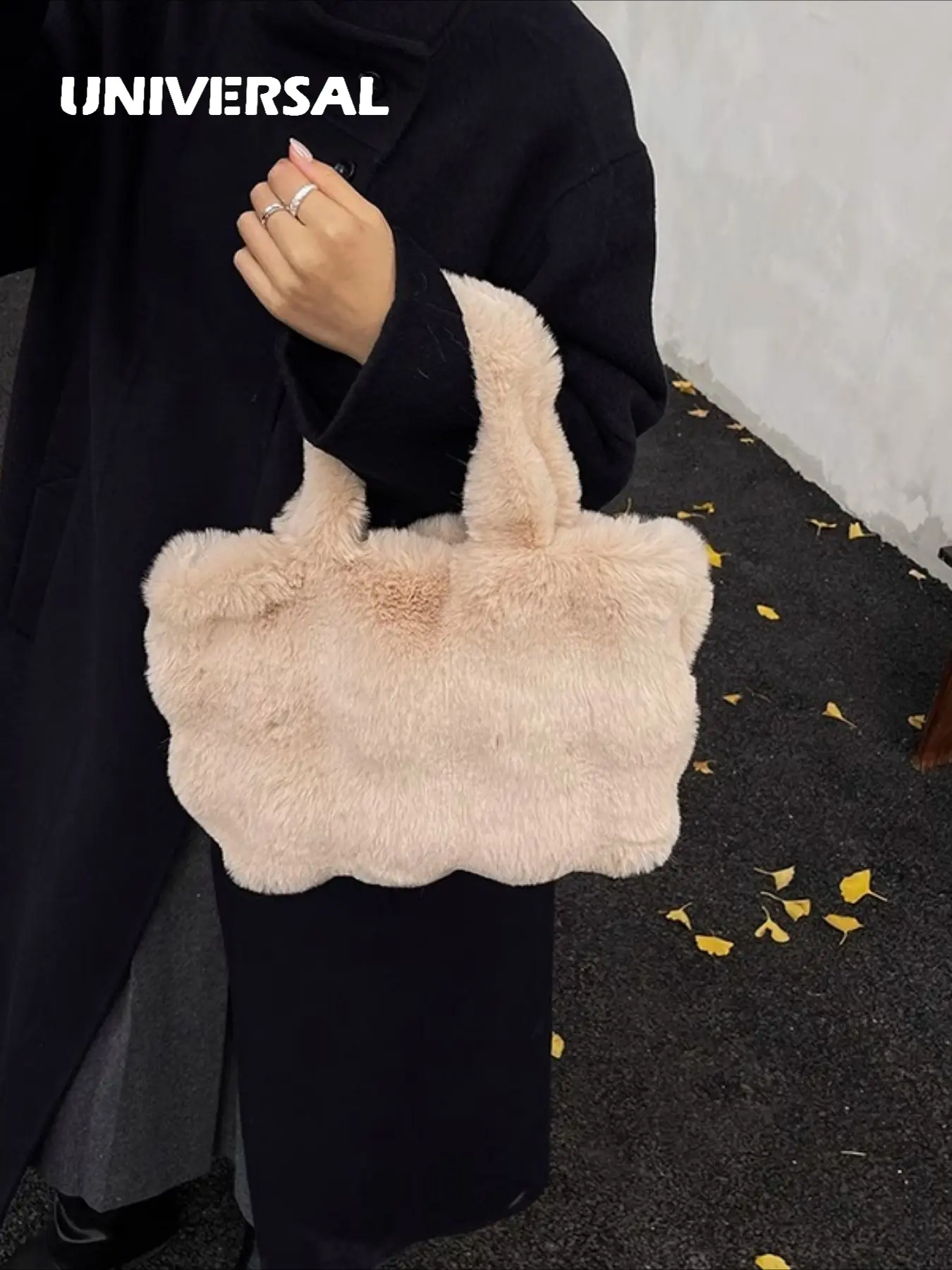 Valentine's Day Gift, 2026 New Cloud Plush Bag, Fall Winter Fashionable Handbag, Versatile Sweet Girl Shoulder Bag, Fresh High-End Handle Bag