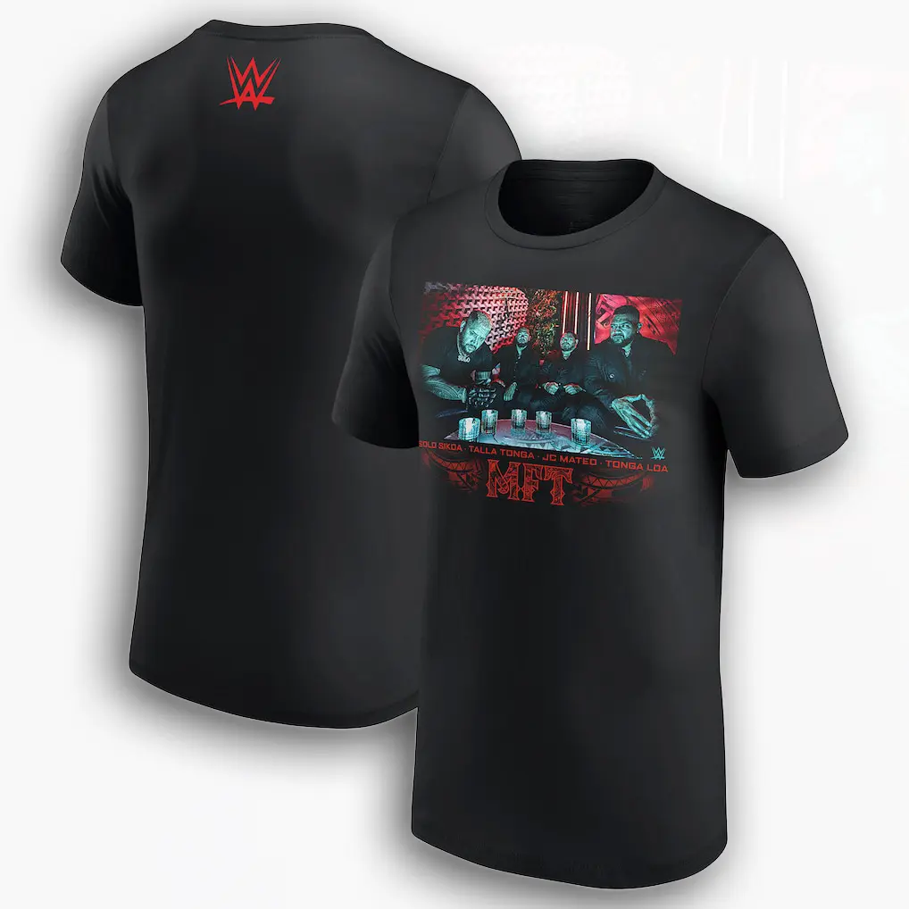 Solo Sikoa MFT T-Shirt, Tribal Enforcer Wrestling Graphic, Samoan Dynasty Power Style, Bloodline Era Statement Shirt, Arena Streetwear