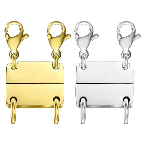 2Pcs | Double Gold + Double Silver