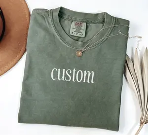 Custom Embroidered Comfort Colors T-Shirt