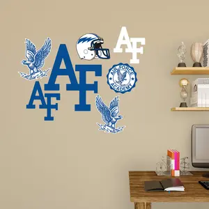 Air Force Falcons - RealBig Logo Assortment Collection - Official NCAA - Reusable Vinyl Wall Decals