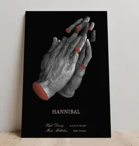 Hannibal Poster, Tv Series Poster, Mads Mikkelsen Wall Art 45743 331
