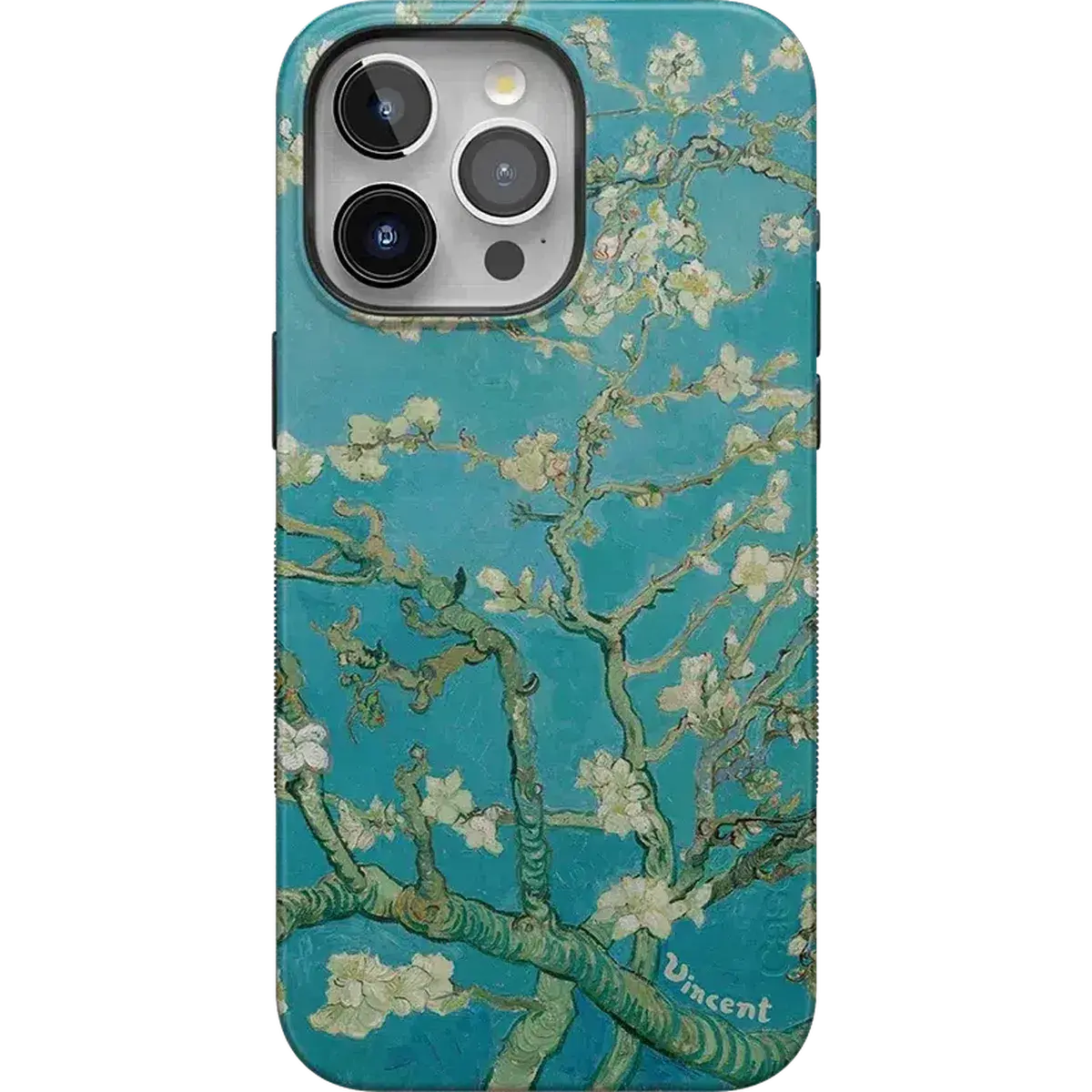 Casely iPhone 15 Pro Case | Van Gogh Museum | Almond Blossom Floral | Bold Protective Design | Compatible with MagSafe