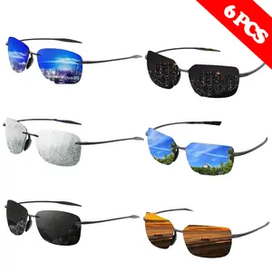 Trendy Men’s Rimless Thin Sunglasses – Business Style Fashion Shades for Daily Wear, Outdoor Activities & Casual Looks, Available in Multiple Colors