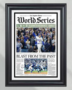 2024 LA Dodgers World Series Game 1"Blast from the Past" Freddie Freeman MVP New 2024 LA Dodgers World Series Game 1"Blast from the Past" Freddie Freeman MVP New