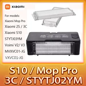 For Xiaomi Vacuum Filter or 2 in 1 Water Tank Dust Box Parts for S10, XMSTJQR2S B106CN, 2S Mop Cleaner, Mijia MOP Pro/ 3C, and VIOMI V2 V3 Robot Vacuum Cleaner Accessories Replacement