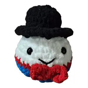Crochet Egg Man Amigurumi Plushie, Cute gift & decoration, Christmas gift Plush