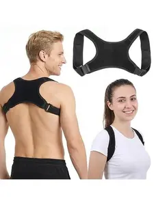 Posture Corrector Adjustable Comfortable Back Brace Lightweight Breathable Upper Straightener Support for Women Men Lower Back Shoulder Clavicle Neck Hunchback Pain Relief