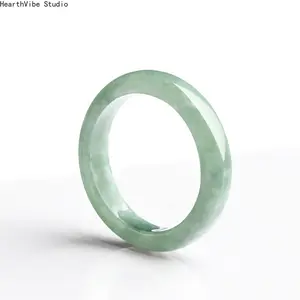 Stylish Jade Ring - Fashionable Rings for Everyday Wear, Symbolizing Auspiciousness and Good Luck (Sports & Outdoor Accessories Complement)