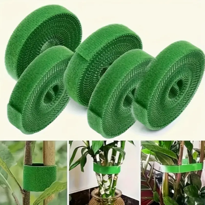 Soft Garden Plant Tape, 5 Counts Flexible Twist Tie for Supporting Tomato Plants, Plant Support Tape, Garden Supplies for Home Garden Use, Plant Holder