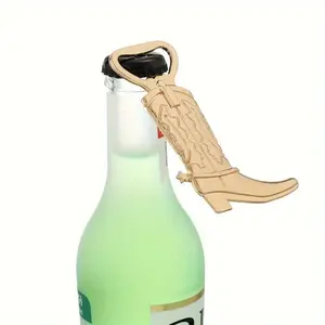 Metal Bottle Opener, Cowboy Boot Bottle Opener, Solid Color Beer Bottle Opener, Suitable for Wedding Parties, Small Gifts for Party Guests, Exquisite Cowboy Boot Opener, Kitchen Supplies, Gadget Accessories, Utensils