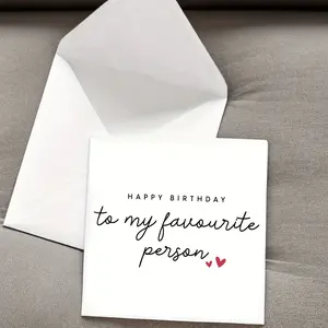 Boyfriend Birthday Card, Husband Birthday Card, for My Loved One, Girlfriend Birthday Card, Wife Birthday Card, Birthday Greeting Cards, Tearable Greeting Cards