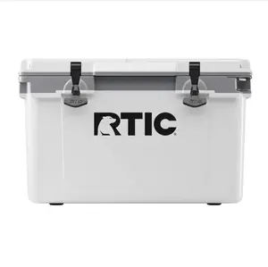 RTIC Ultra Light 32 Qt White Cooler Hard Sided Ice Chest 48 Cans Portable