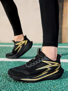 Professional Running Shoes Carbon Plate Technology, Lightweight Cushioned Sports Shoes, Anti-Slip Breathable Gradient, Breathable Running Sneakers