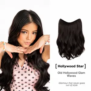 [Hollywood Star]-Qbeauty Invisible Layered  24-inch Clip in Hair Extensions by Amara
