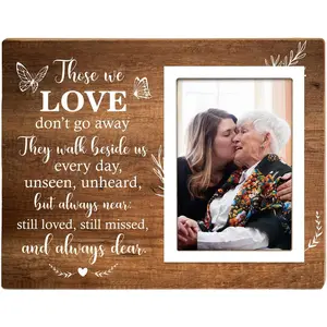 Memorial Picture Frame,Remembrance Picture Frame or Memorial Gift,Memorial Gifts for Loss of Loved One,Grandmother, Grandfather,Grandparents, Fits 4 x 6 Inch Photo