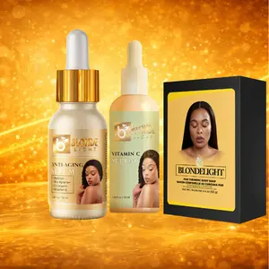 Blondelight 3-Piece Skincare Set – Soap, Serum & Vitamin C for Glow Routine