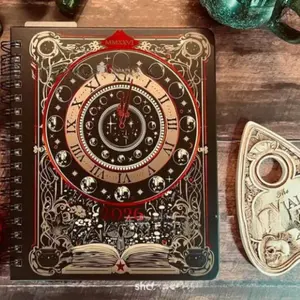 Roman Compass Style Daily Planner Notebook, Detailed Daily Progress Tracking Journal, Time Management Organizer for Effective Planning