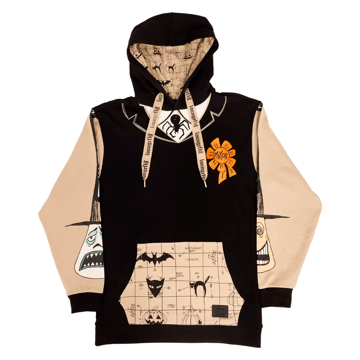 The Nightmare Before Christmas Mayor Cosplay Glow Unisex Hoodie The Nightmare Before Christmas Mayor Cosplay Glow Unisex Hoodie