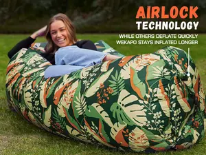 beach inflatable sofa waterproof anti air leaking lounger lightweight for camping travel women