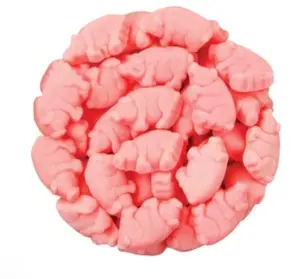 Piglets Gummy Candy | 32 oz (2 LB) Bag of Gummies | Soft & Chewy | Bulk Candy