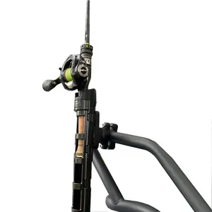 Tcakelox Spinning Rod Holder for Bicycle and Motorcycle Rod Rack Securely Attached to The Bike Fishing Accessory