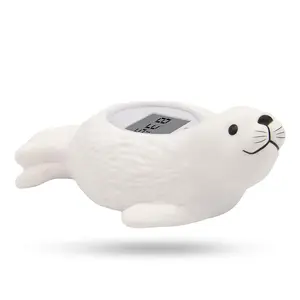 X-TBT74  Upgrade Baby Bath Thermometer Room Temperature| Water Thermometer|Kids' Bathroom Safety Products| Baby Bath(Seal Shape)℃/℉, LCD