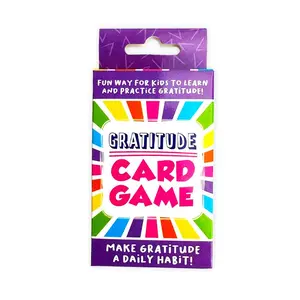 Gratitude Playing Cards - 54 Fun Cards for Kids to Learn & Practice Thankfulness Daily - Ideal for Cultivating Joyful Habits & Positive Vibes