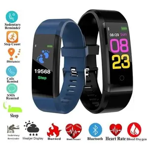 New Smart Ring Fitness Tracker - Smart Watch Functionality, Automatic Health Monitoring (Blood Oxygen, Blood Pressure, Heart Rate), Water-Resistant, Bluetooth, Clock, USB Charging, Remote Control, Android-Compatible Wearable Device