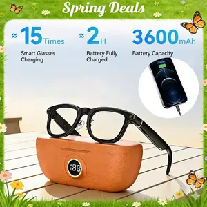 [Spring Deals] Coucur 2026 New G1-AI 4K Smart Camera Glasses – Equipped with 6-axis stabilization, AI image recognition, real-time translation, and a charging case. Supports ENC noise reduction for Bluetooth calls. A stylish travel accessory, rechargeable