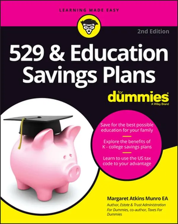 Used Softcover Book - 529 & Education Savings Plans for Dummies by Margaret A. Munro - English, Good for Parents to Explore Tax Benefits & College Savings, Family Members
