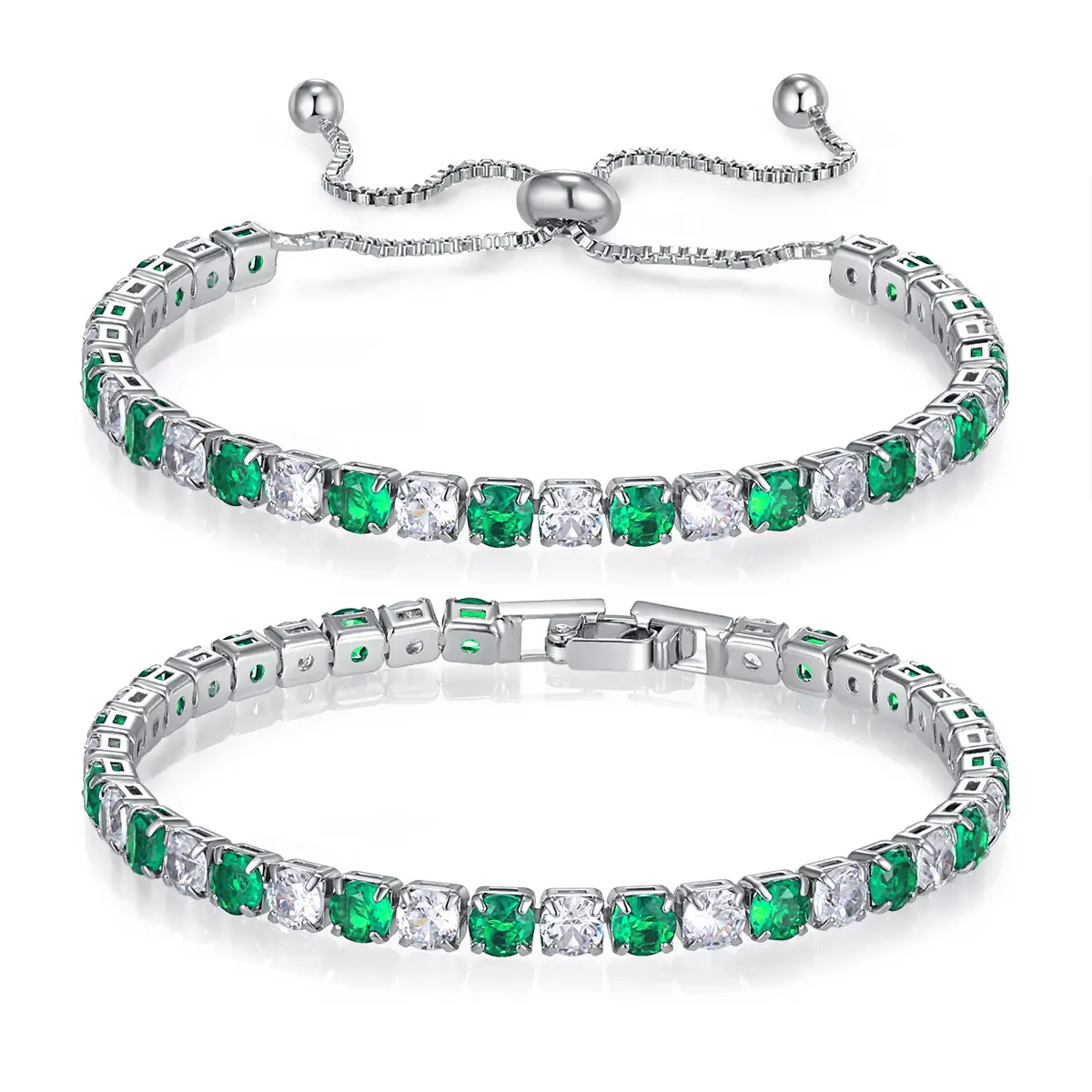 [Set] White K+White Green Intercolor